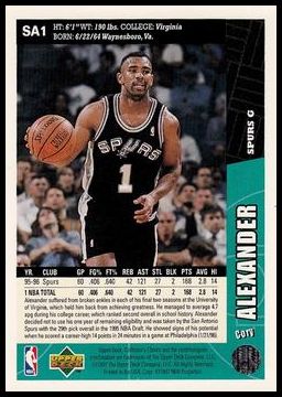 1996-97 Collector's Choice San Antoino Spurs